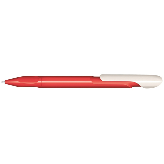 Шариковая ручка Senator "Evoxx DUO Polished Recycled" (Красный; Белый) для нанесения логотипа