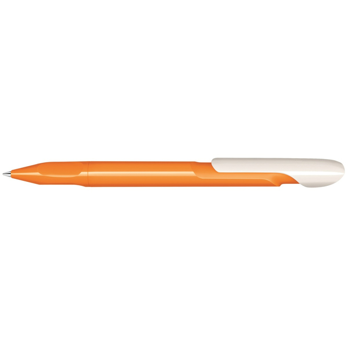 Шариковая ручка Senator "Evoxx DUO Polished Recycled" (Оранжевый; Белый) для нанесения логотипа