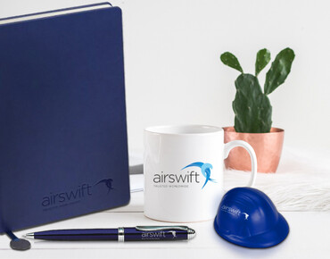 Сувенирная продукция с логотипом для "AirSwift"
